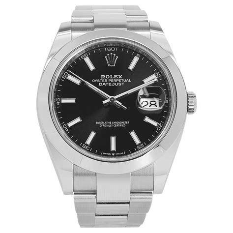 rolex oyster perpetual datejust price black face